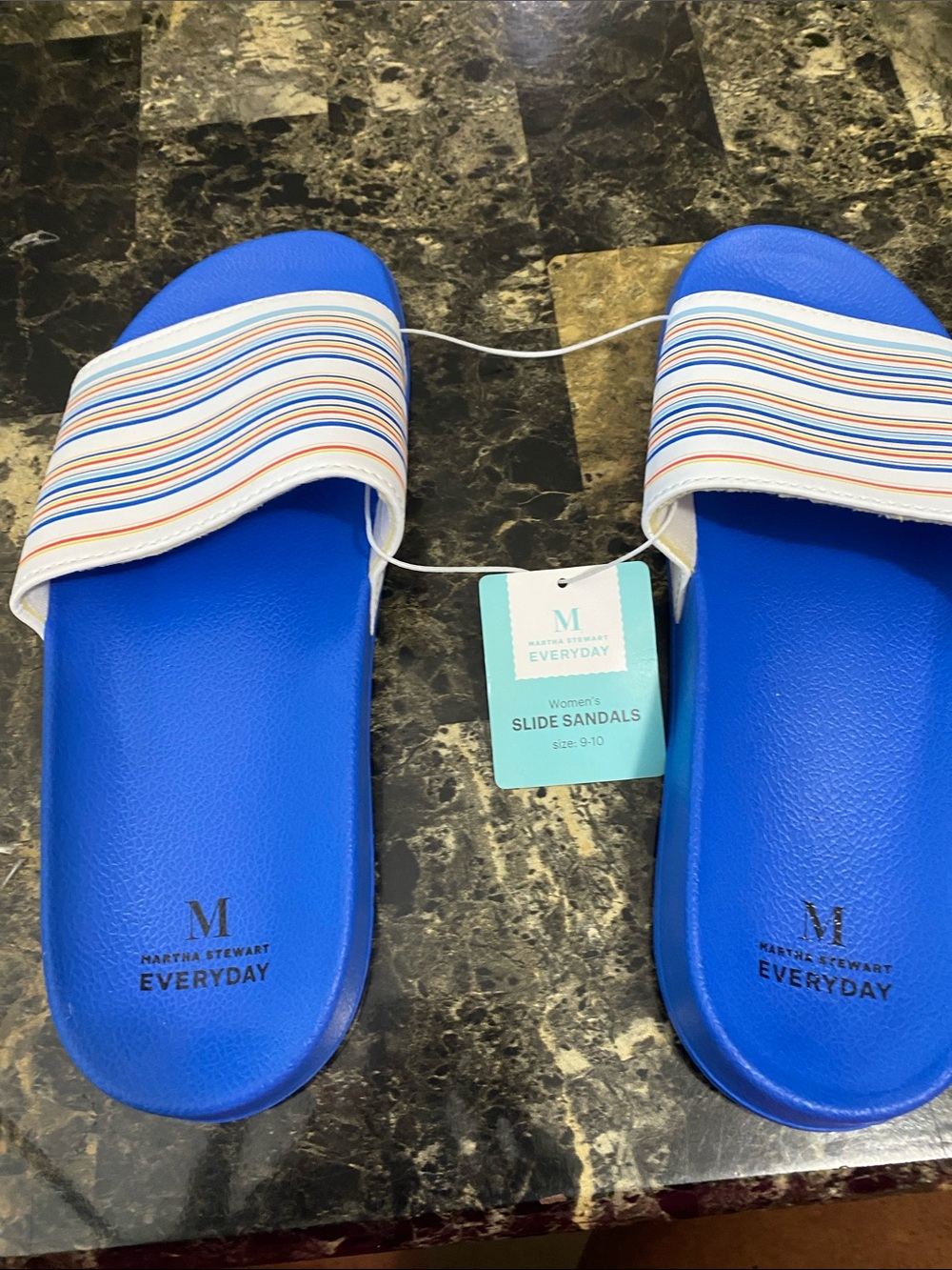 Martha Stewart, Everyday Women’s Slide Sandals Size 9-10 - NWT